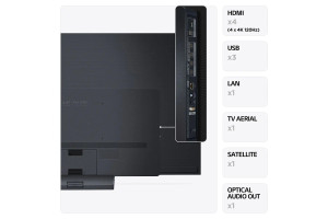 LG, OLED77C34LA, 77" 4K C3 OLED evo Smart TV, Black