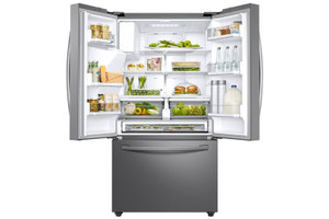 Samsung, RF23R62E3SR/EU, 3 Door Ice And Water American Fridge Freezer, Platinum Silver