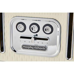 Morphy Richards, 243011, Verve Cream 4 Slice Toaster, Cream