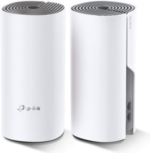 Tp-link, DECO E4 2, Pk Kit Router and Wi-Fi Booster, White