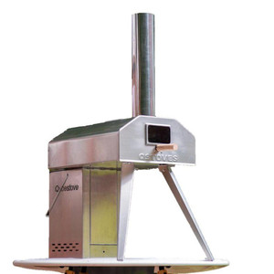 Qubestove, 007159, Rotating Pizza Oven And Stove In Oven, Stainless Steel
