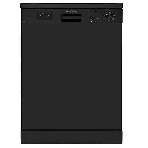 Nordmende, DW67BL, 60cm Freestanding Dishwasher, Black