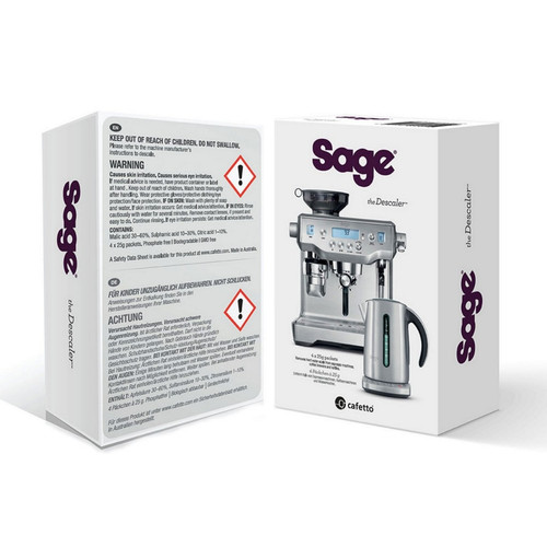 Sage, BES007UK, The Descaler (pack of 4)