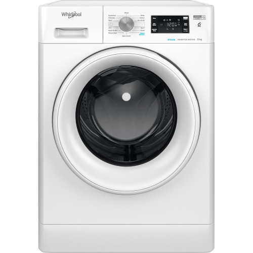 Whirlpool, FFB8458WVUK, 8kg, 1400 Spin, Freestanding Washing Machine, White