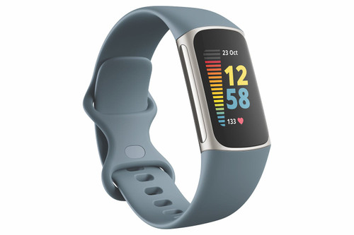 Fitbit, FB421SRBU, Charge 5, Steel Blue/Platinum