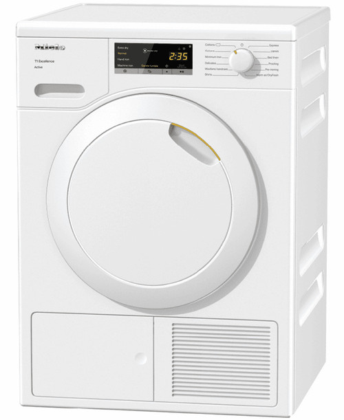 Miele, TEA225WP, 7kg 12 Drying Programmes Condenser Heat Pump Tumble Dryer, White