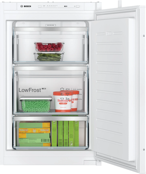 Bosch, GIV21AFEOG, Serie 4 Built In Freezer, White