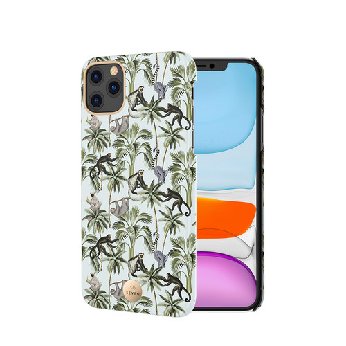 So Seven, SSBKC0448, Jaipur Blue Lemur iPhone 11 Pro Max Cover, Multi