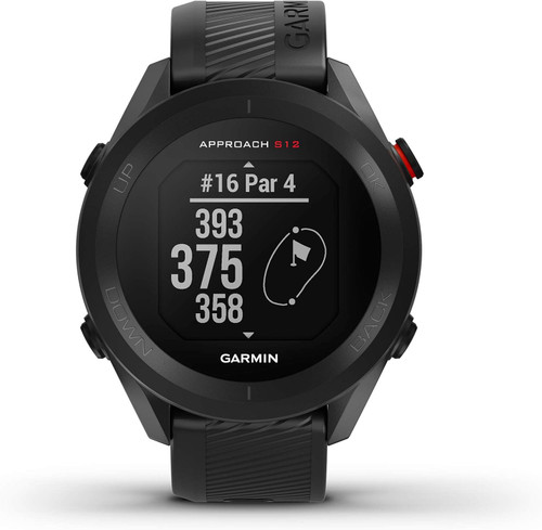Garmin, 010-02472-10, Approach S12 Golf GPS Black, Black