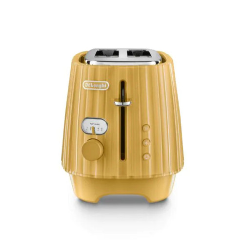 De'Longhi, CTD2003.Y, Ballerina 2 Slot Toaster, Yellow