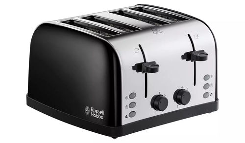 Russell Hobbs, 28360, 4 Slice Toaster, Black