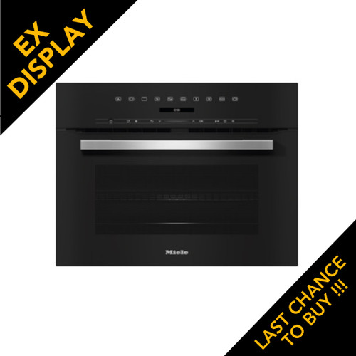 Ex Display Miele, H7145BM, Microwave Combi Oven, Direct Sensor ,Energy A+,43 L Capacity, Black