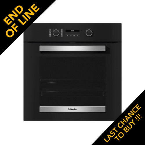 Miele, H2465BP, Single Oven, Black