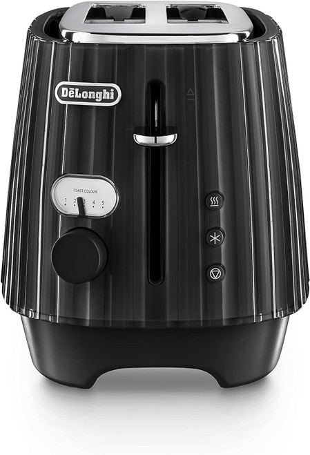 De'Longhi, CTD2003.BK, Ballerina Black Toaster, Black