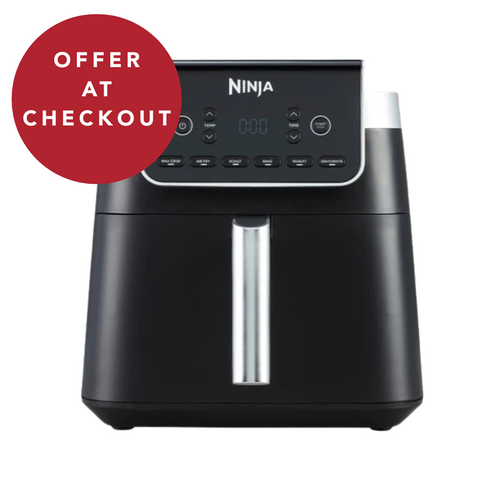 Ninja, AF180UK, Air Fryer MAX PRO 6.2L, Black