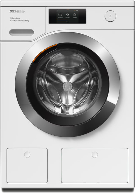 Miele, WER865WPS, W1 front-loader washing machine 9kg, Lotus white
