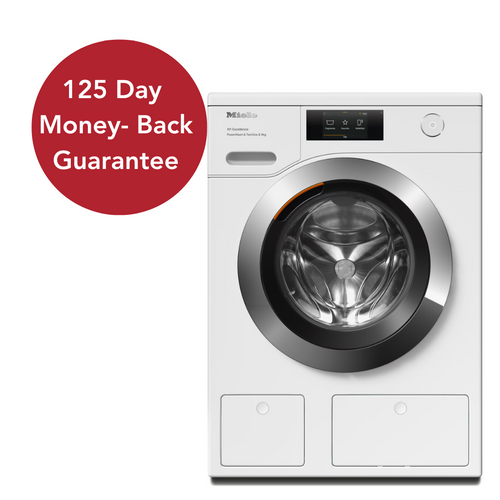 Miele, WER865WPS, W1 front-loader washing machine 9kg, Lotus white
