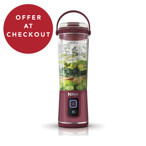 Ninja, BC151UKCR, Blast Cordless Portable Blender, Cranberry