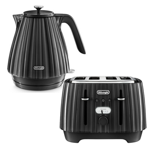 De'Longhi, KBD3001CTD4003B, Ballerina Set 4 Slice, Black