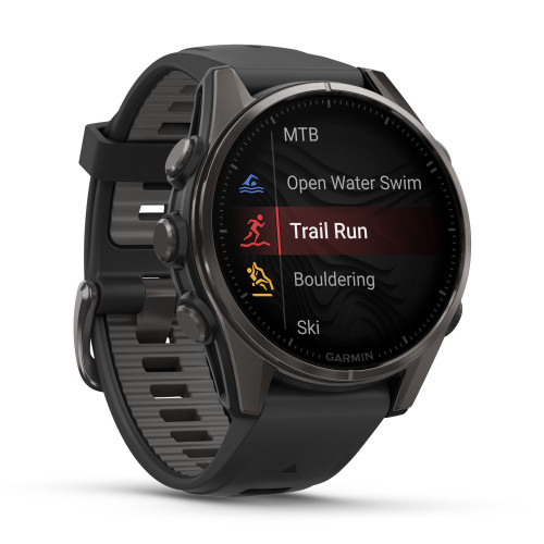 Garmin, 010-02903-21, Fēnix 8 43mm AMOLED Smart Watch, Black