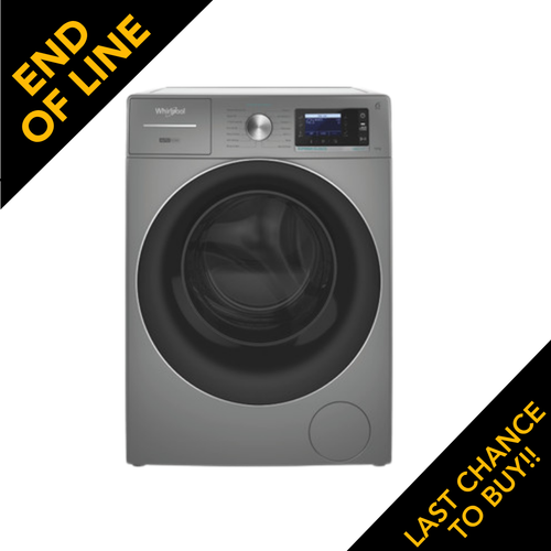 Whirlpool, W809ADSSILENCUK, Washer 10kg 1400 Spin, Gun Metal