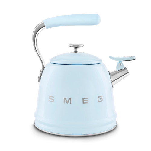 Smeg, WKF01PB, Whistling Kettle, Pastel Blue