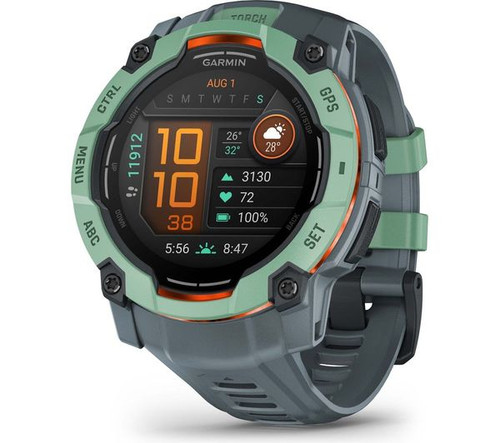 Garmin, 010-03020-01, Instinct 3 50 mm AMOLED Neotropic Twilight Band