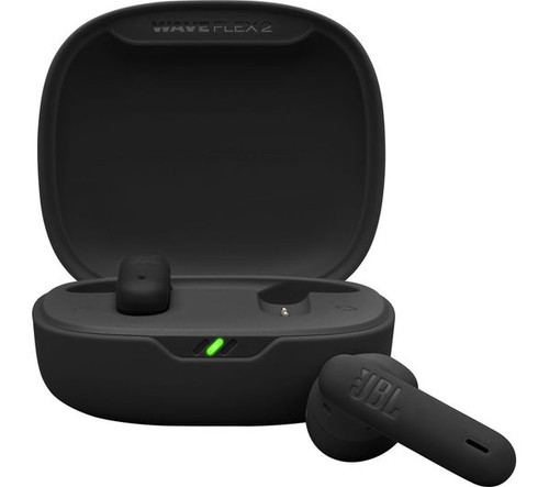 JBL, JBLWFLEX2BLK, Wave Flex 2 True Wireless Earbuds, Black