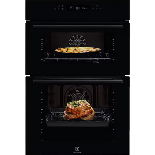 Electrolux, KDFCC00K, 61/39L Built-In Double Multifunction Oven, Black