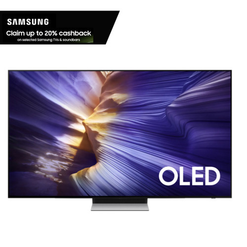 Samsung, QE65S90FATXXU, 65" 4K OLED TV, Black