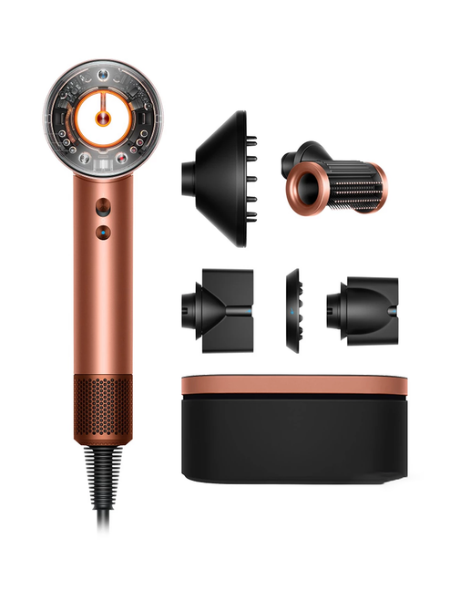 Dyson, 143647-01, Supersonic Nural™ Hair Dryer for Straight & Wavy Hair, Amber Silk