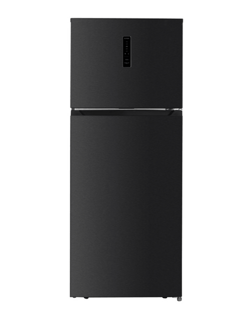 Belling, BFF415BKIX, 71cm Combi Fridge Freezer, Black Steel