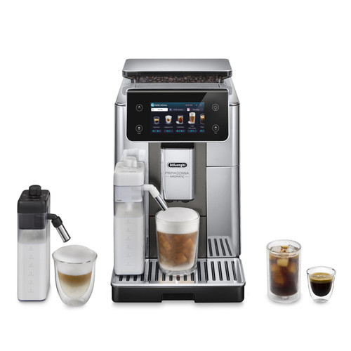 De'Longhi, ECAM630.75.TSM, Primadonna Aromatic, Silver