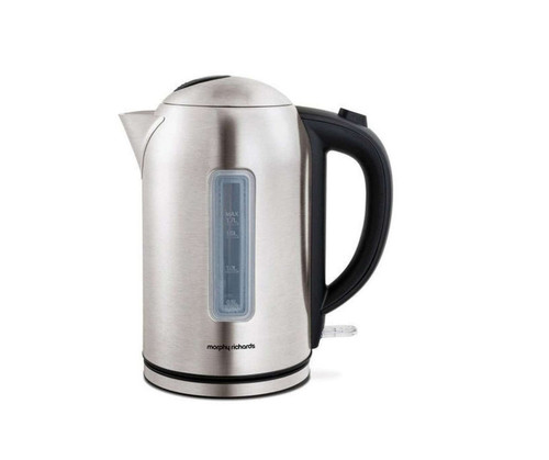 Morphy Richards, 980580, Quiet Boil Kettle, Silver