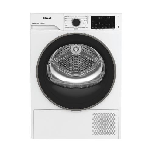 Hotpoint, HHDW90WWIRE, 9kg Freestanding Heatpump Dryer, White