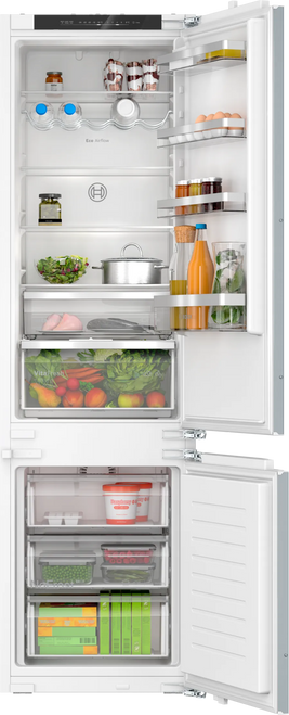 Bosch, KIN96VFD0, 290L Built-in fridge-freezer combination, White