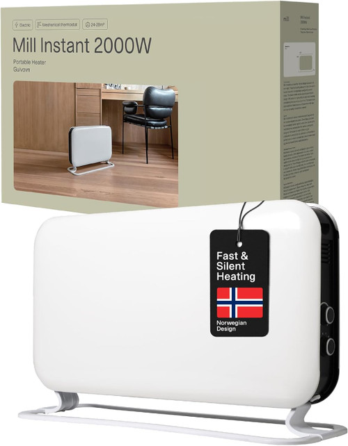 Mill, SG2000MEC, Instant Portable Heater 2000W MEC, White