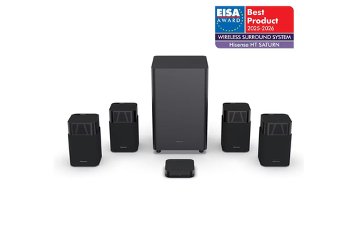Hisense, HTSATURN, 4.1.2 CH Soundbar, Black