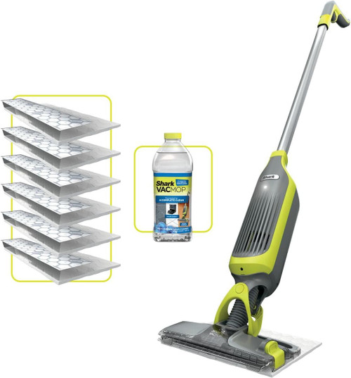 Shark, VM200UK, VacMop Cordless 2-in-1 Vacuum Mop with Targeted Spray, Grey
