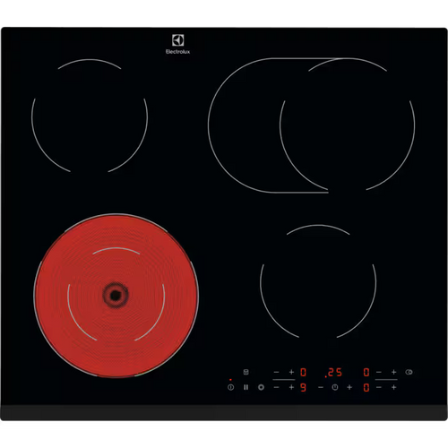 Electrolux, LRR6436, 300 Radiant Hob Ceramic Hob 60cm, Black