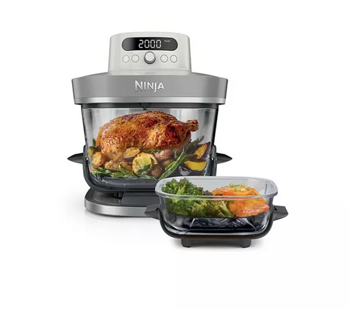 Ninja, AS101UKLG, CRISPi PRO 7-in-1 Glass Air Fryer, Cream