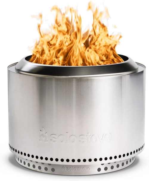 Solo Stove, SSYUK-SD-27-2SS, Yukon Fire Pit with Stand 2.0, Stainless Steel