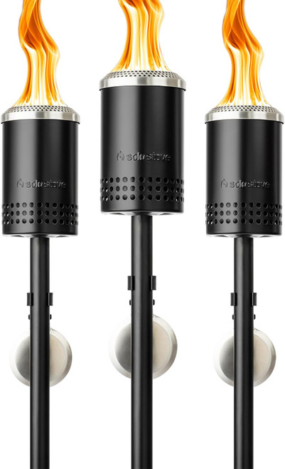 Solo Stove, MESATORCHPACK, Mesa Torch 3 Pack, Black