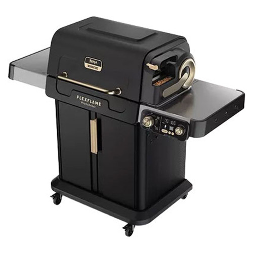 Ninja, PG305UK, FlexFlame ProConnect Gas BBQ & Outdoor Cooking System, Black