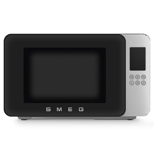Smeg, MOC01BLMUK, Microwave Grill Matte, Black