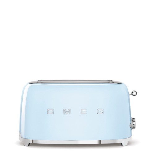 Smeg, TSF02PBUK, 4 Slice Long Slot Toaster, Blue
