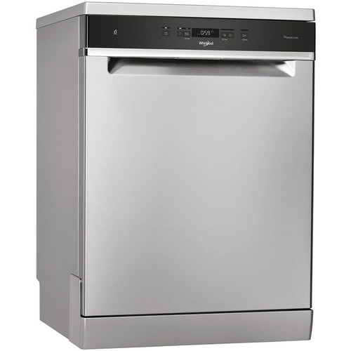 Whirlpool, WFC3C33PFXUK, 14 Place Stainless Steel Freestanding Dishwasher, Inox