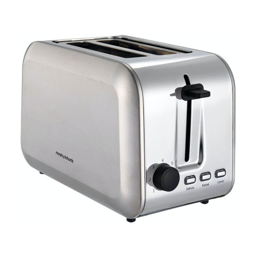 Morphy Richards, 980552, Stainless Steel 2 Slice Toaster, Silver
