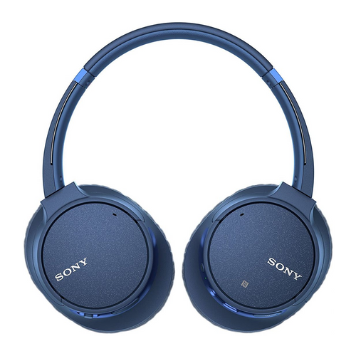 Sony, WHCH710NLCE7, 710 Noise Cancelling, Over-ear Bluetooth Headphones, Blue