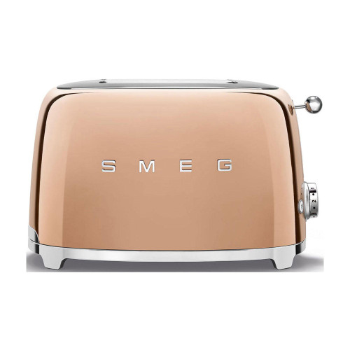 Smeg, TSF01RGUK, 50's Style Retro 2 Slice Toaster, Gold